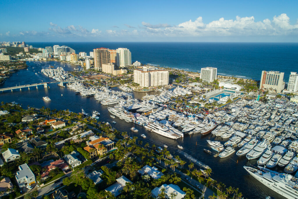 Fort Lauderdale Intracoastal and beach