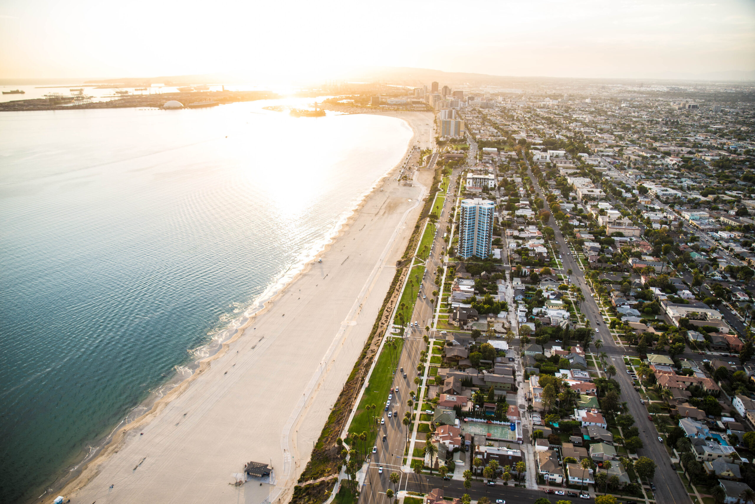 Los Angeles coastline